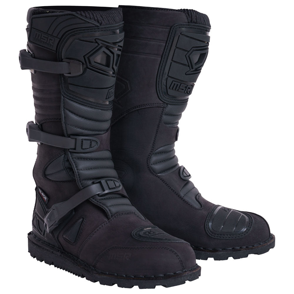 MSR Adventure Boots | Brown/Black Waterproof Motorcycle  display picture 1