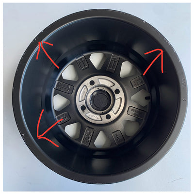 4/110 Tusk Uinta Beadlock Wheel 14x7 5.0 + 2.0 Gunmetal/Black 2012070005-#201-207-0005