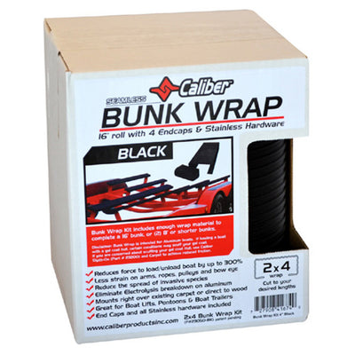 BUNKWRAP KIT BLACK (16'X2X4" W/END CAPS)#mpn_23050-BK