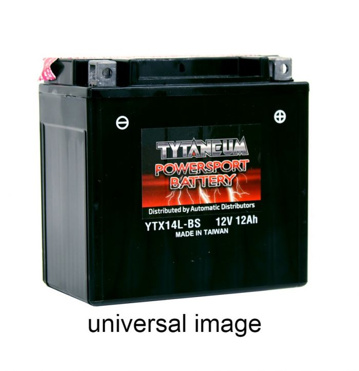 Tytaneum Ytx7A Bs Battery Ytx7A with Acid Pack #YTX7A-BS