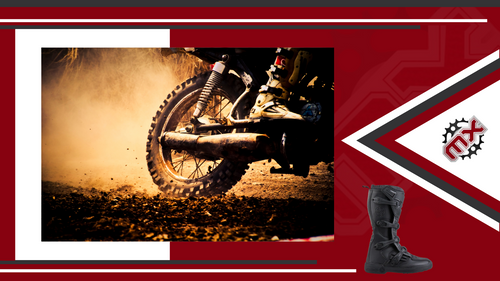 Wide dirt bike boots hotsell