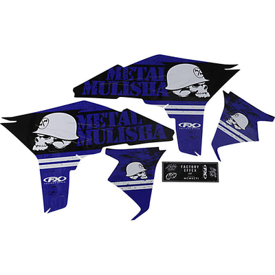METAL MULISHA SHROUD/AIRBOX GRAPHIC KIT YAMAHA YZ250F 10-13#mpn_23-11226