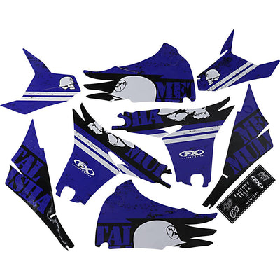 METAL MULISHA SHROUD/AIRBOX GRAPHIC KIT YAMAHA YZ450F 10-13#mpn_23-11228