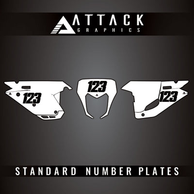 Attack Graphics Number Plate Backgrounds#SHE_F_02