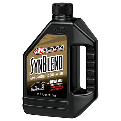 Maxima Synthetic Blend 4-Stroke Oil 10W-40 1 Liter #108977-P