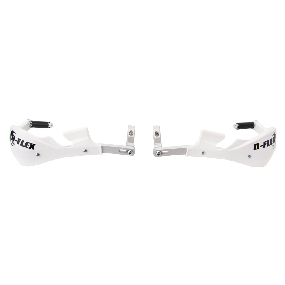 Tusk D-Flex Handguards White 1 1/8" Bar Mounts#mpn_1096470019
