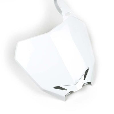 Factory Effex Plastic Front Number Plate White For Suzuki RMZ250#mpn_11-73424