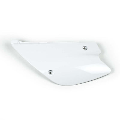 Factory Effex Side Plate Plastic White For Kawasaki KX85/100 2001-2013#mpn_11-75110
