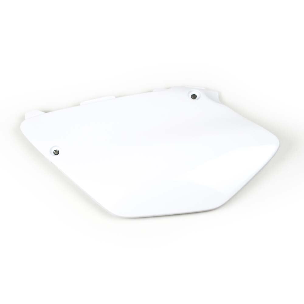 Factory Effex Side Plate Plastic White For Yamaha YZ250F 2001-2002#mpn_11-75216