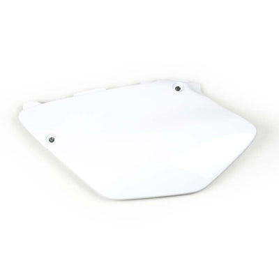 Factory Effex Side Plate Plastic White For Yamaha YZ250F 2001-2002#mpn_11-75216