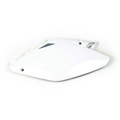 Factory Effex Side Plate Plastic White For Honda CR125/250 2000-2001#mpn_11-75316