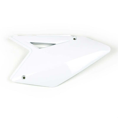 Factory Effex Side Plate Plastic White For Suzuki RMZ250 2007-2009#mpn_11-75422