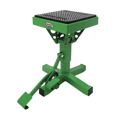 Motorsport Products P-12 Adjustable Lift Stand Green#mpn_92-4015