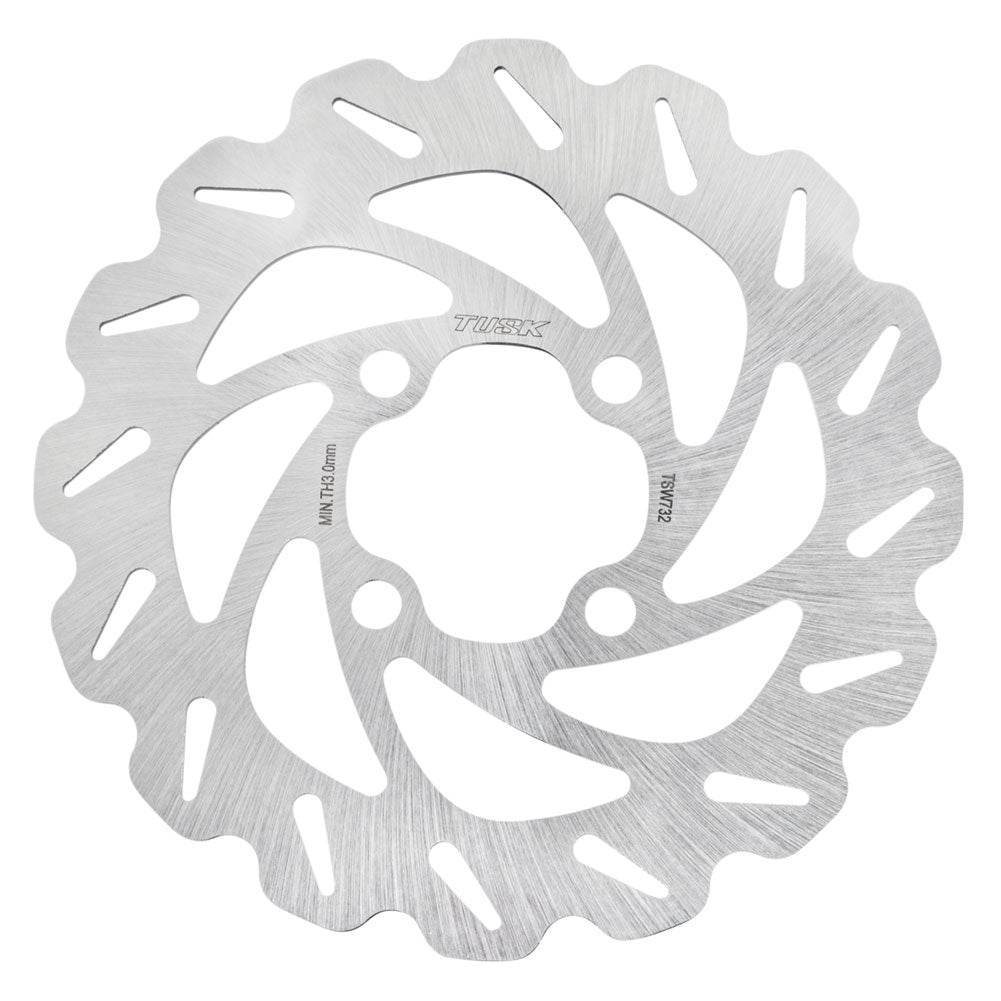 Tusk Stainless Steel Typhoon Brake Rotor, Rear#116847-P