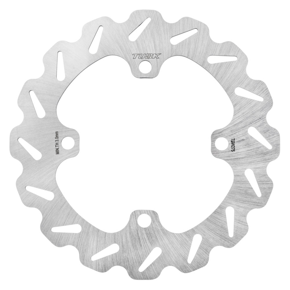 Tusk Stainless Steel Typhoon Brake Rotor, Rear#116847-P