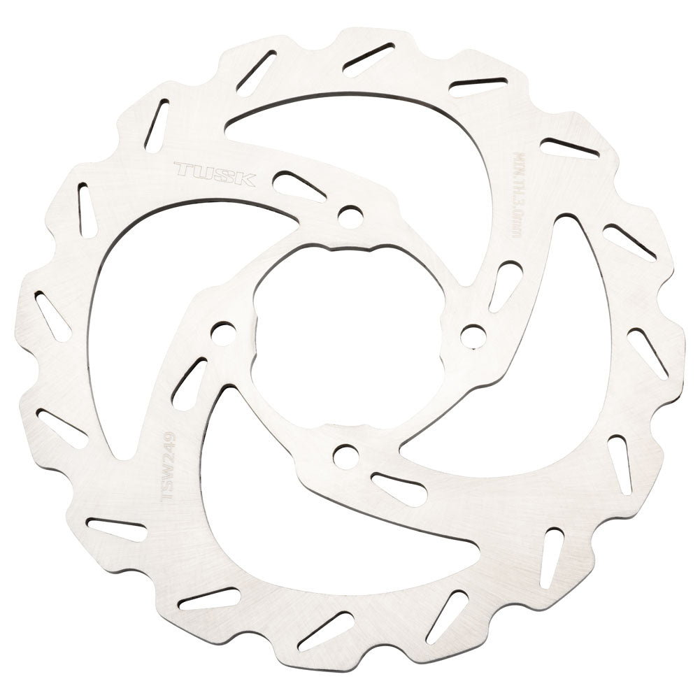 Tusk Stainless Steel Typhoon Brake Rotor, Rear#116847-P