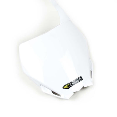 Factory Effex Cycra Plastic Front Number Plate White For Yamaha#mpn_12-73240