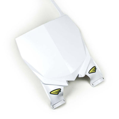 Factory Effex Cycra Plastic Front Number Plate White For Yamaha#mpn_12-73242