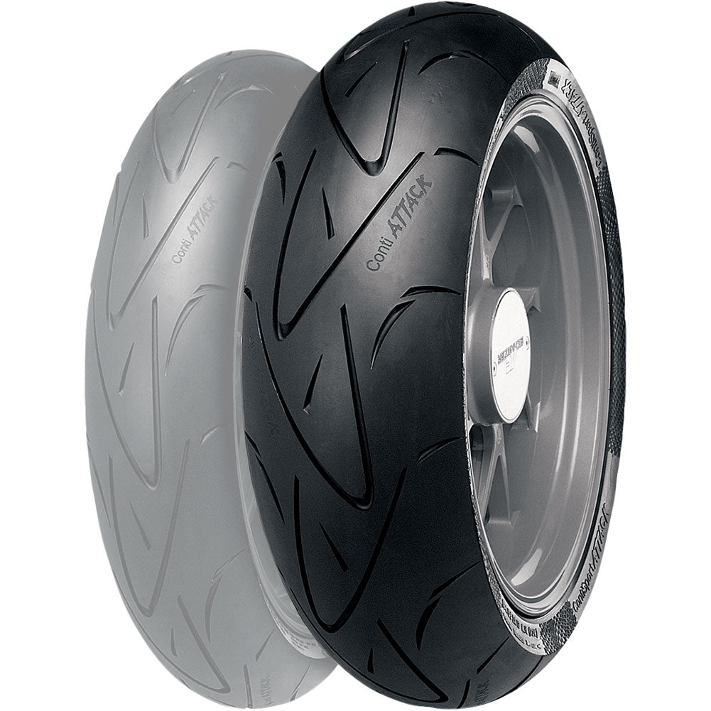 Continental ContiSport Attack Hypersport Radial Rear Motorcycle Tire#122270-P