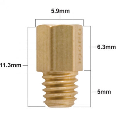Pro X 4/042 Series Mikuni Hex Main Jet #126001-P