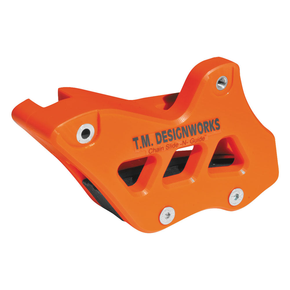 T.M. Designworks Factory Edition 2 Rear Chain Guide KTM Orange#mpn_RCG-KT3-OR