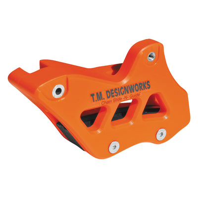 T.M. Designworks Factory Edition 2 Rear Chain Guide KTM Orange#mpn_RCG-KT3-OR