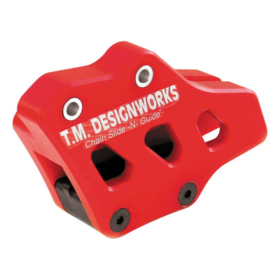 T.M. Designworks Factory Edition 2 Rear Chain Guide Red#mpn_RCG-150-RD