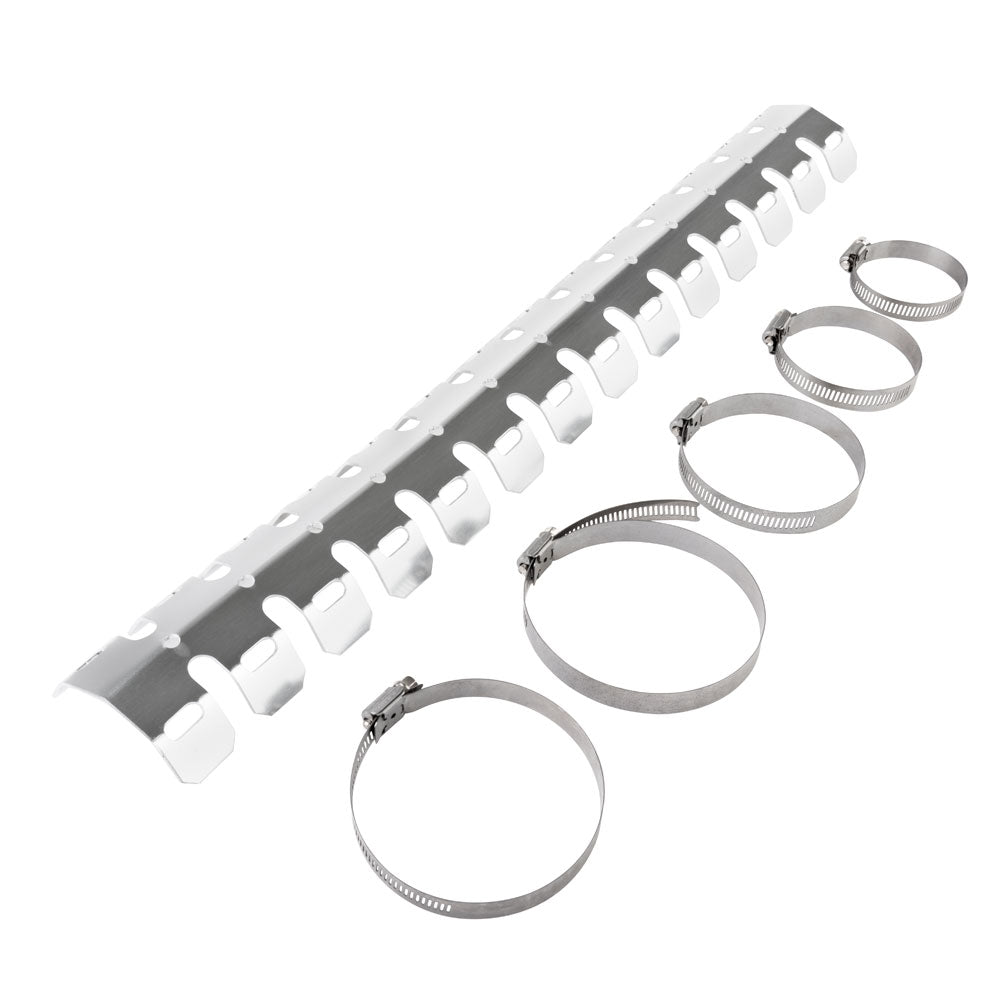 Tusk Aluminum Pipe Guard 4-Stroke Silver#mpn_130-369-0001