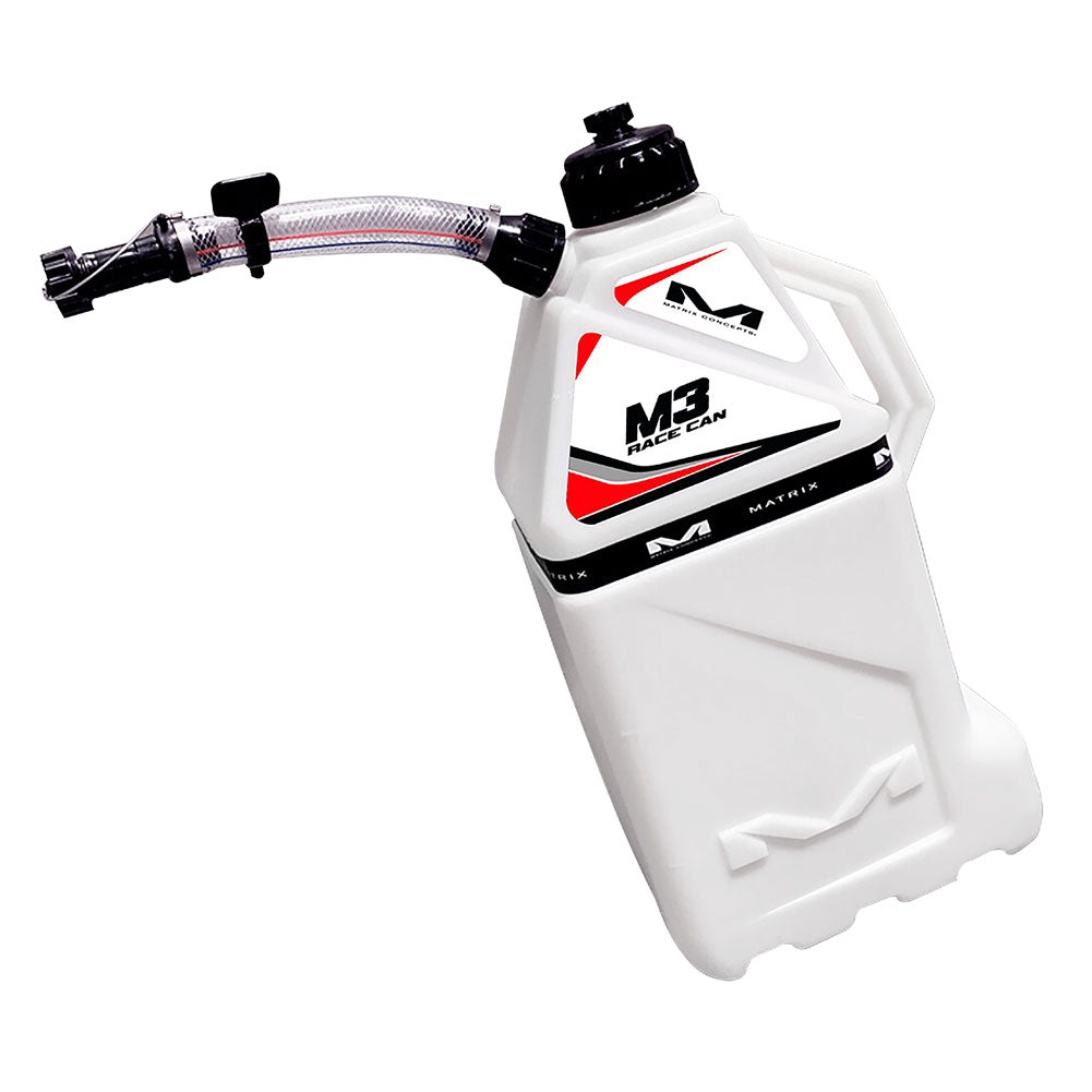 Matrix Concepts M3 Utility Can 4 Gallon Transparent/White#mpn_M3-100