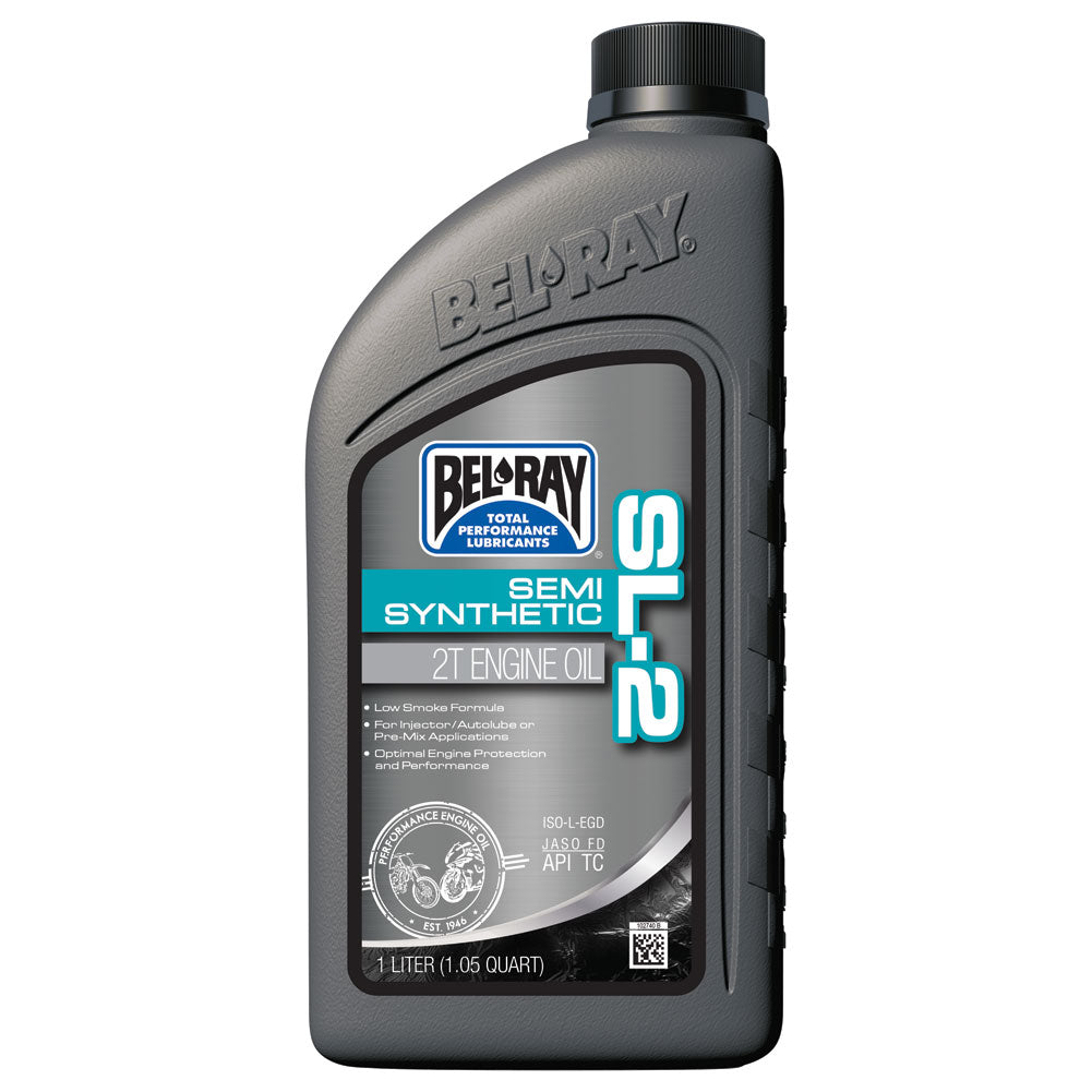 Bel-Ray SL-2 Semi-Synthetic Blend 2-Stroke Oil 1 Liter #99460-B1LW