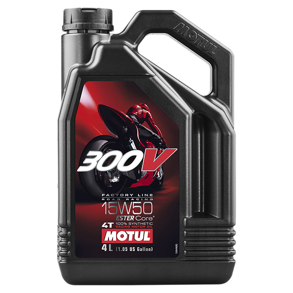 Motul 300V 4T Factory Line Synthetic Motor Oil #135565-P