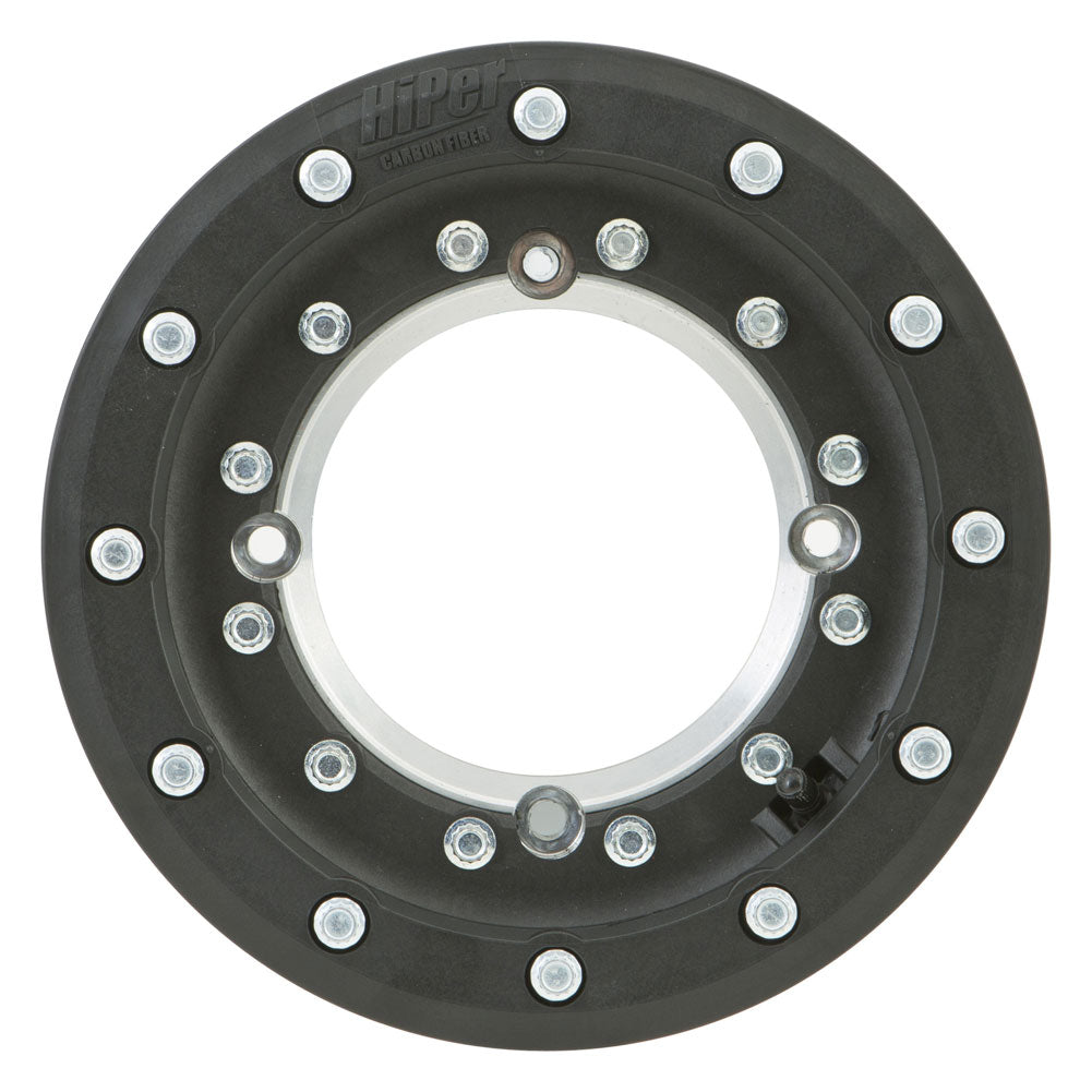 4/144 HiPer Tech 3 Single Beadlock Wheel 10X5 4.0 + 1.0 Black Beadring #1050-HCFF-SBL-BK