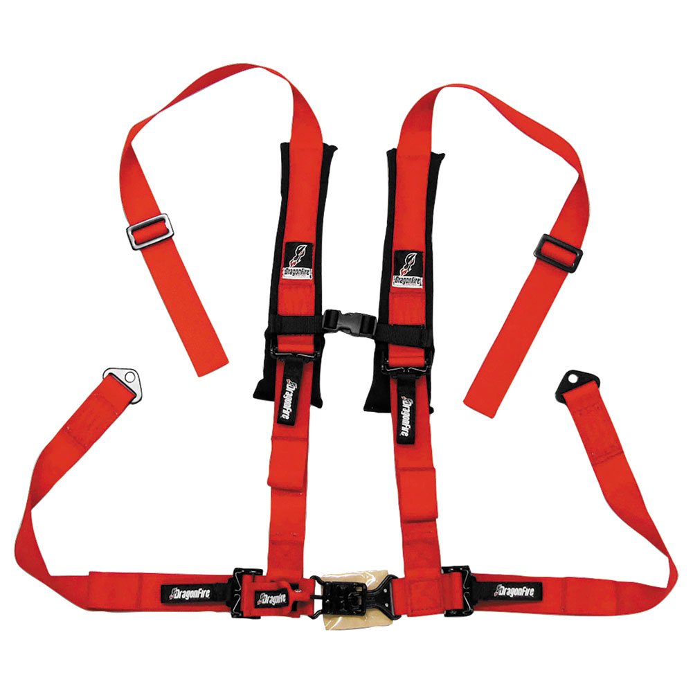 Dragonfire Racing 4-Point H-Style Safety Harness w/Sternum Clip#139659-P
