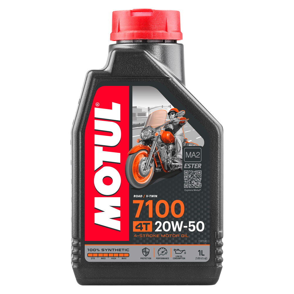 Motul 7100 Synthetic 4-Stroke Motor Oil #141838-P