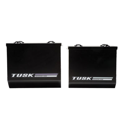 Tusk Aluminum Panniers V2 Large Black#mpn_142-009-0017