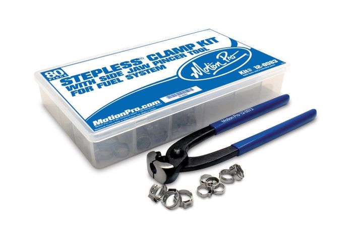 STEPLESS CLAMP FUEL LINE FITTINGS KIT#mpn_12-0083