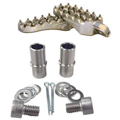 Fastway Adventure Motorcycle Foot Pegs Kit#144053-P