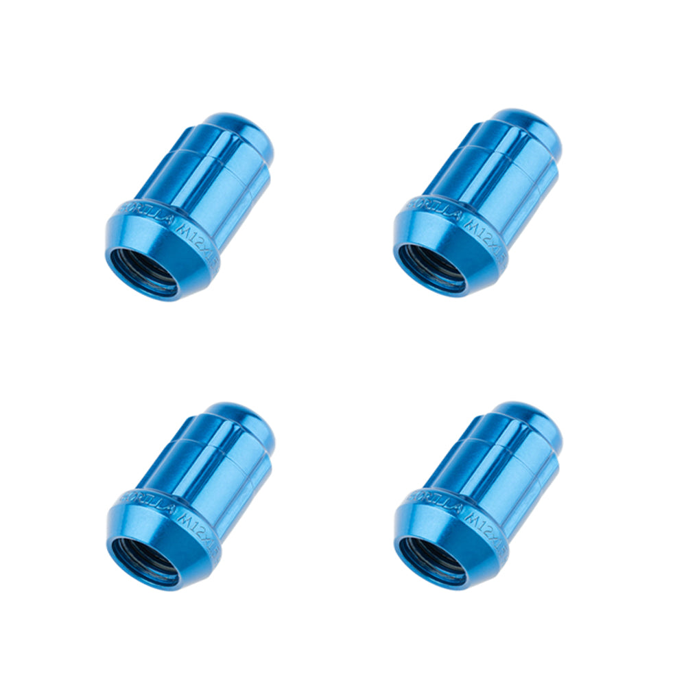 MSA Spline Drive Tapered Lug Nut 12mm x 1.50mm Thread Pitch Blue#mpn_21138BL