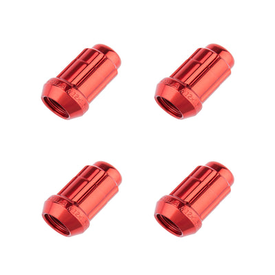 MSA Spline Drive Tapered Lug Nut 12mm x 1.50mm Thread Pitch Red#mpn_21138RD