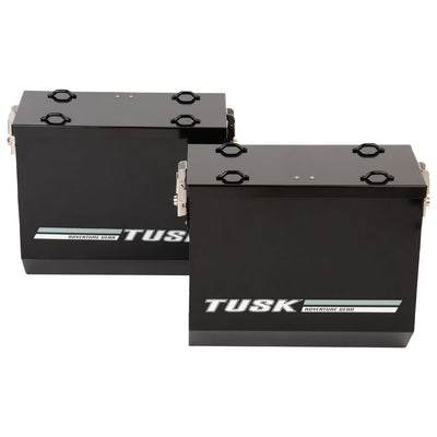 Tusk Aluminum Panniers with Pannier Racks#146734-P