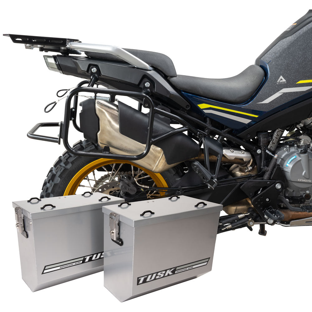 Tusk Aluminum Panniers with Pannier Racks#146734-P1