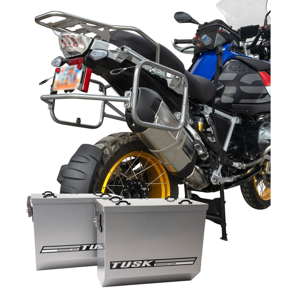 Tusk Aluminum Panniers with Pannier Racks#146734-P1