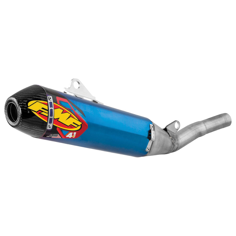 FMF Factory-4.1 RCT Anodized Titanium Silencer with Carbon End Cap#147936-P
