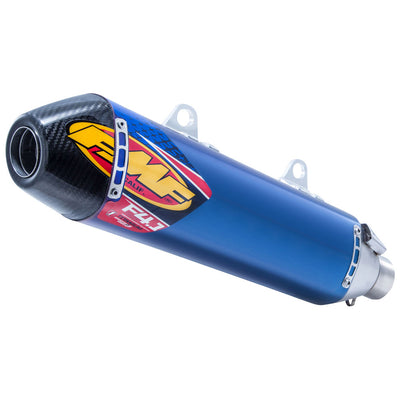 FMF Factory-4.1 RCT Anodized Titanium Silencer with Carbon End Cap#147936-P