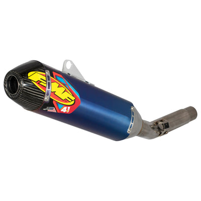 FMF Factory-4.1 RCT Anodized Titanium Silencer with Carbon End Cap#147936-P