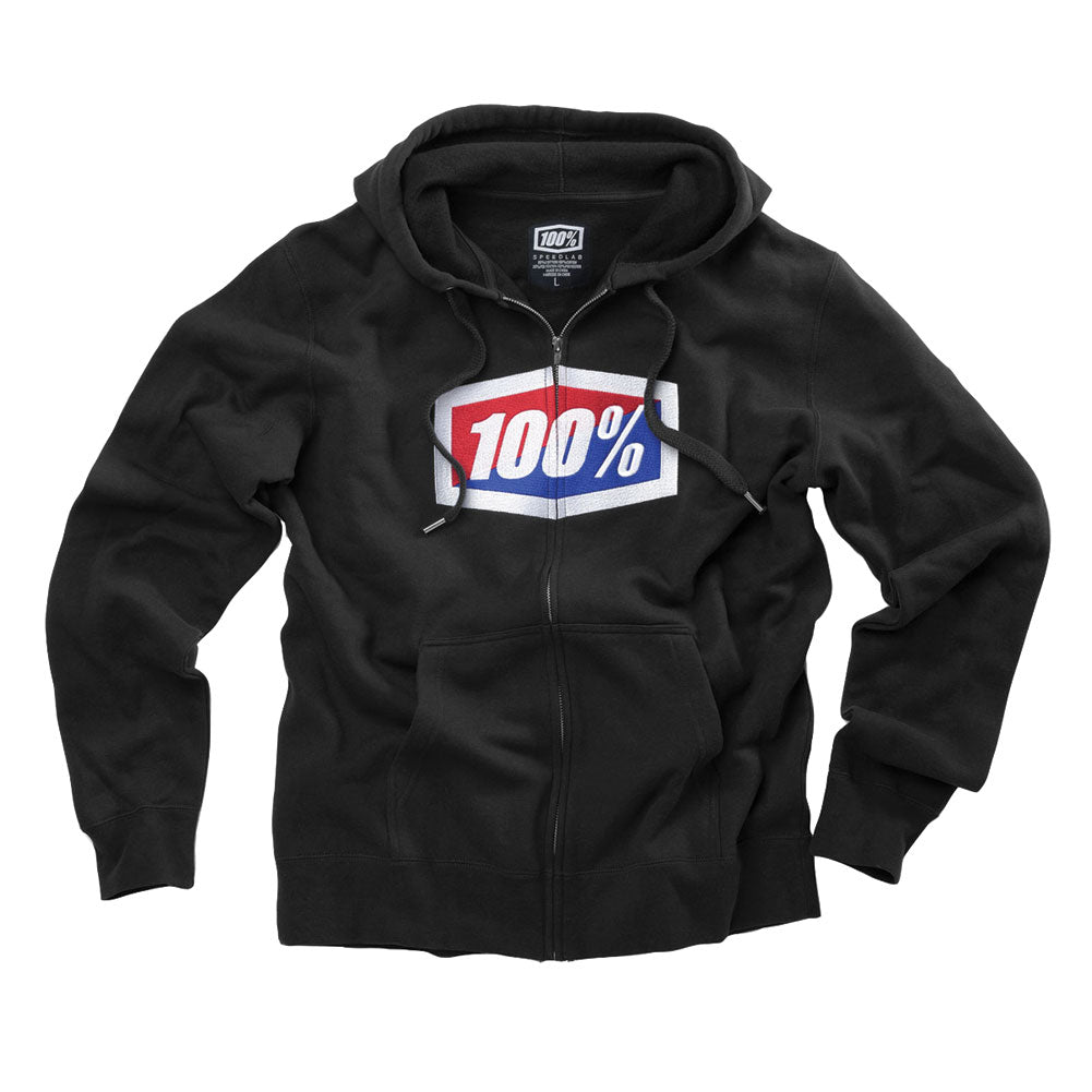 100% Official Zip-Up Hooded Sweatshirt#160578-P11