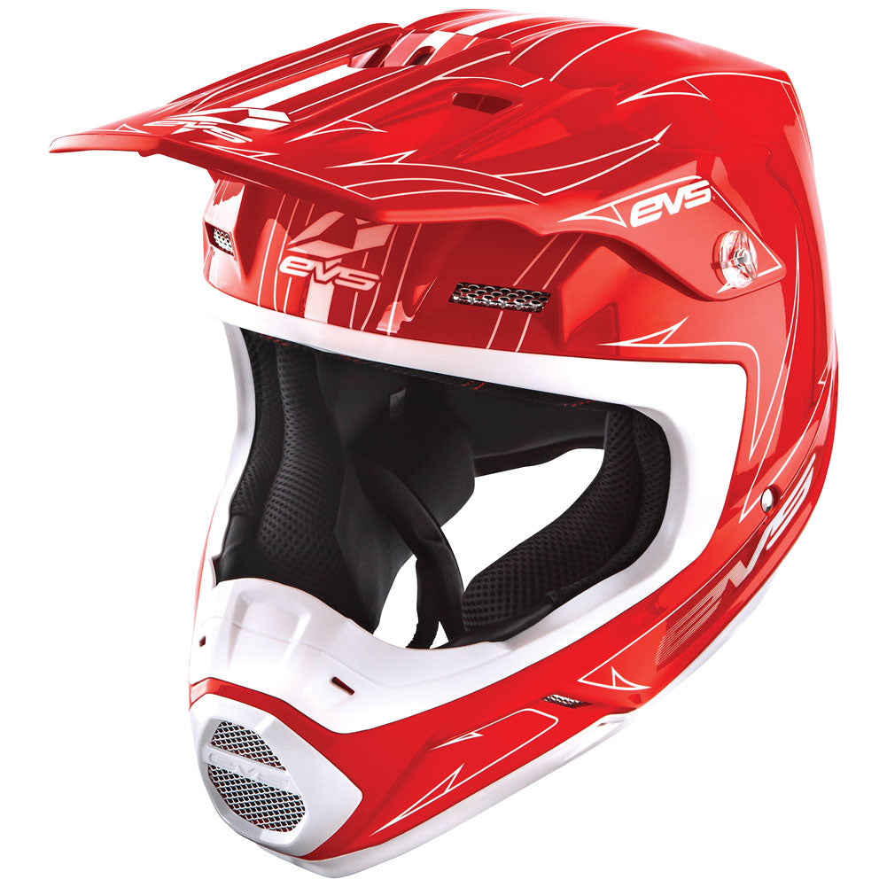 EVS T5 Pinner Helmet Medium Red#mpn_H16T5P-RW-M