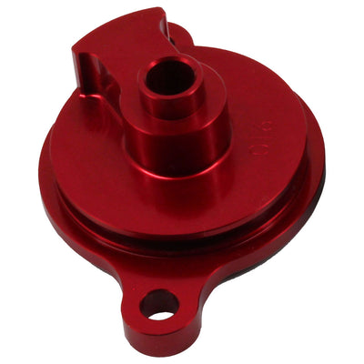 Works Connection Oil Filter Cover Red#mpn_27-021