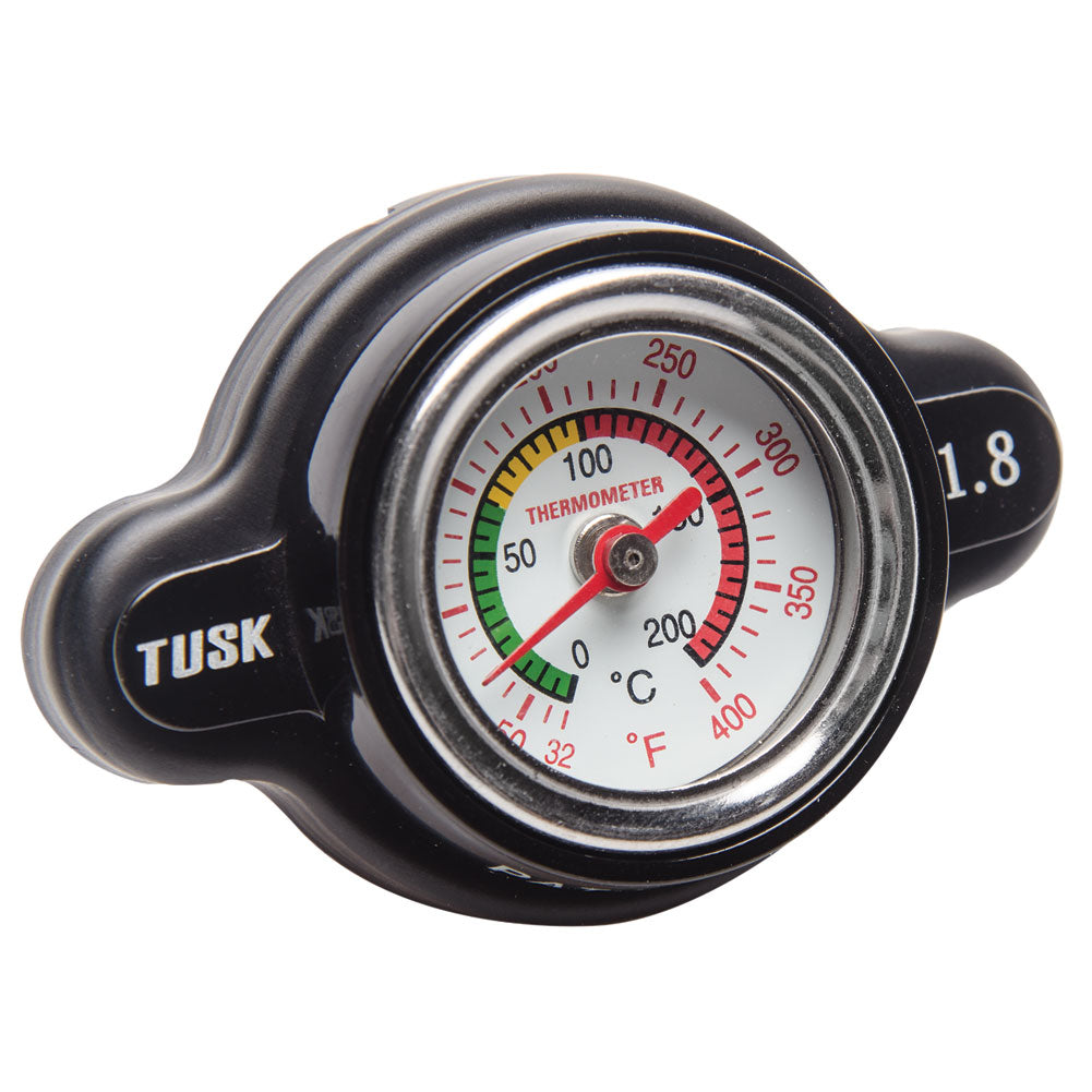 Tusk High Pressure Radiator Cap with Temperature Gauge#163863-P