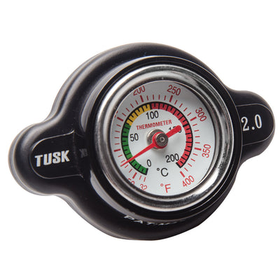Tusk High Pressure Radiator Cap with Temperature Gauge#163863-P